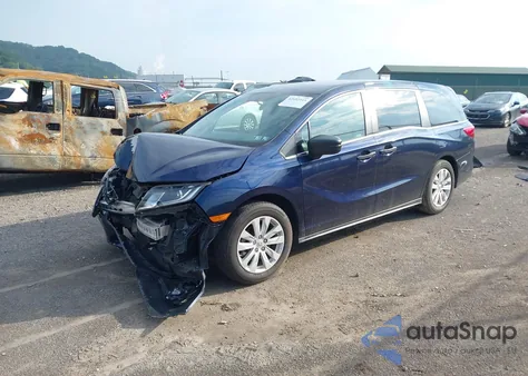 2019 Honda Odyssey Lx из США, поврежденный, VIN 5FNRL6H25KB075563